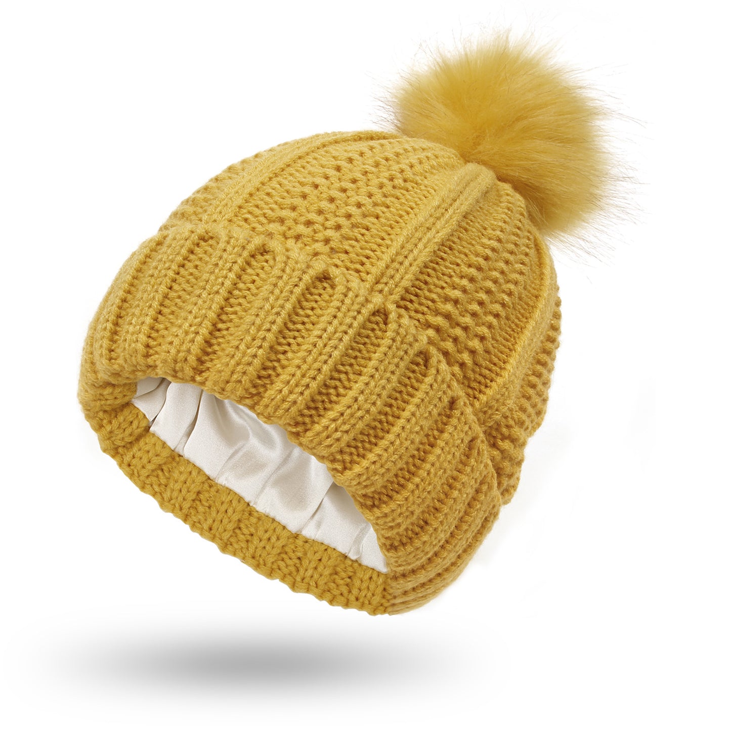 Fleece Knitted Beanie