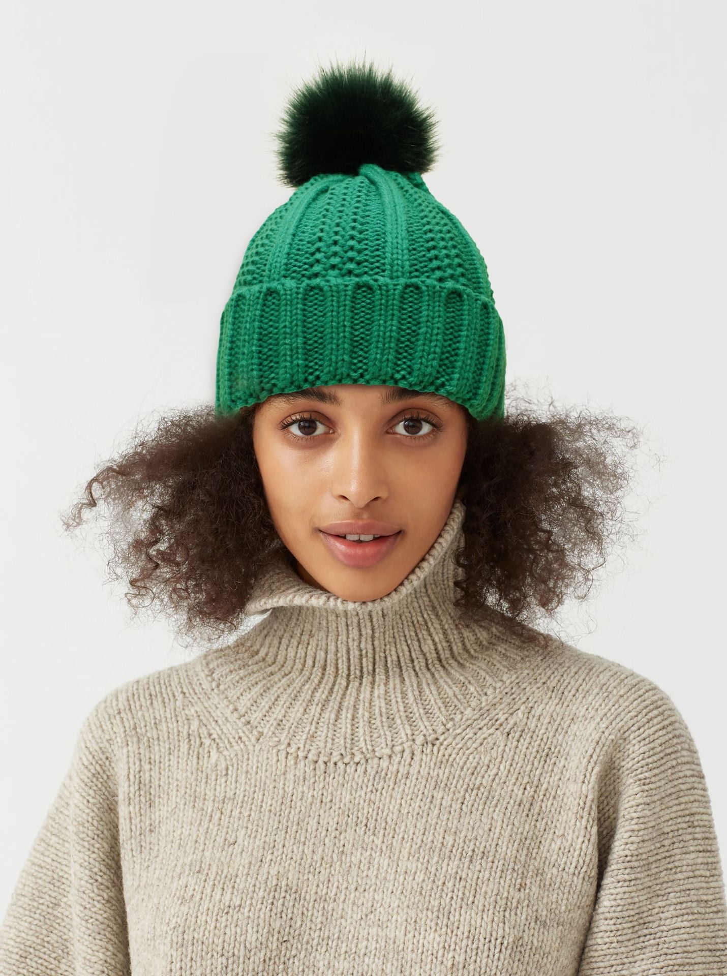 Fleece Knitted Beanie