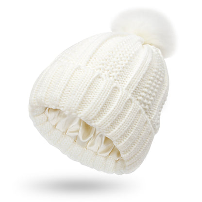 Fleece Knitted Beanie