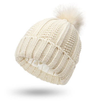 Fleece Knitted Beanie