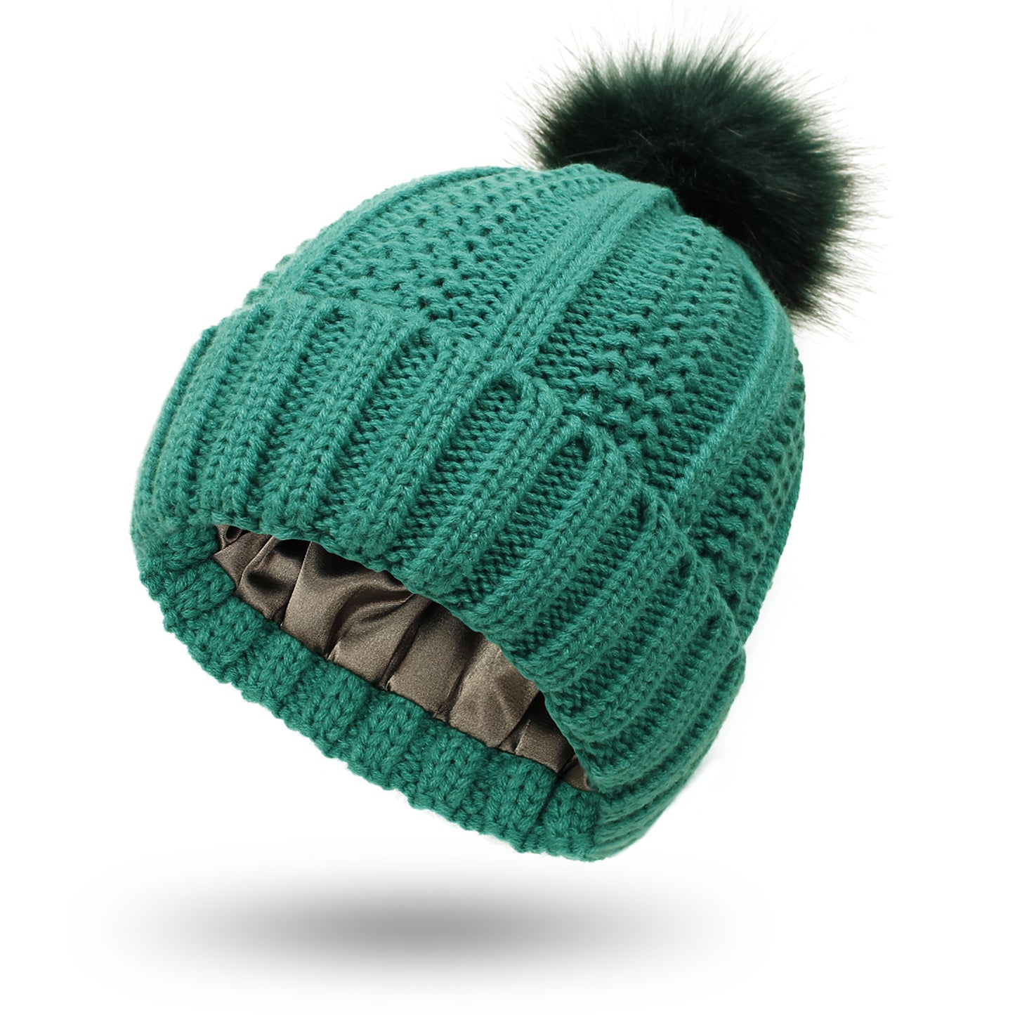 Fleece Knitted Beanie
