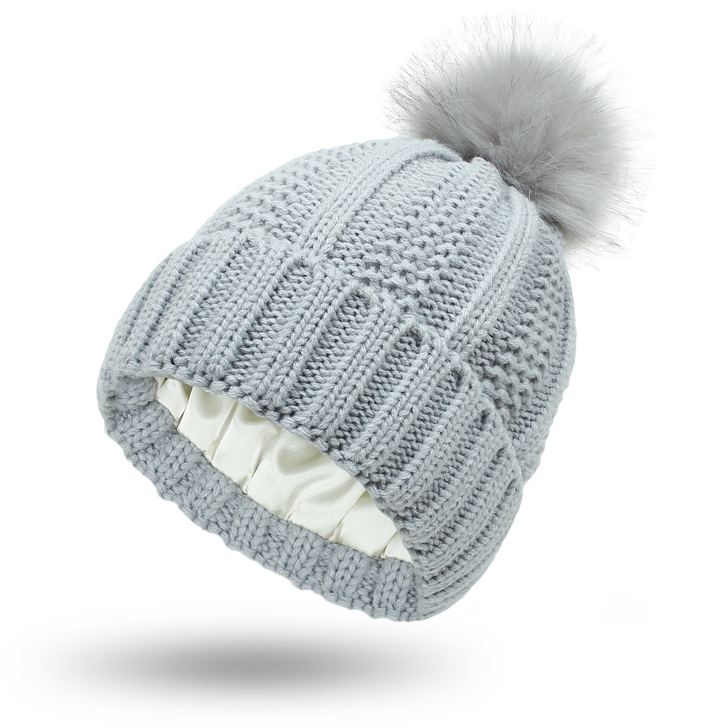 Fleece Knitted Beanie