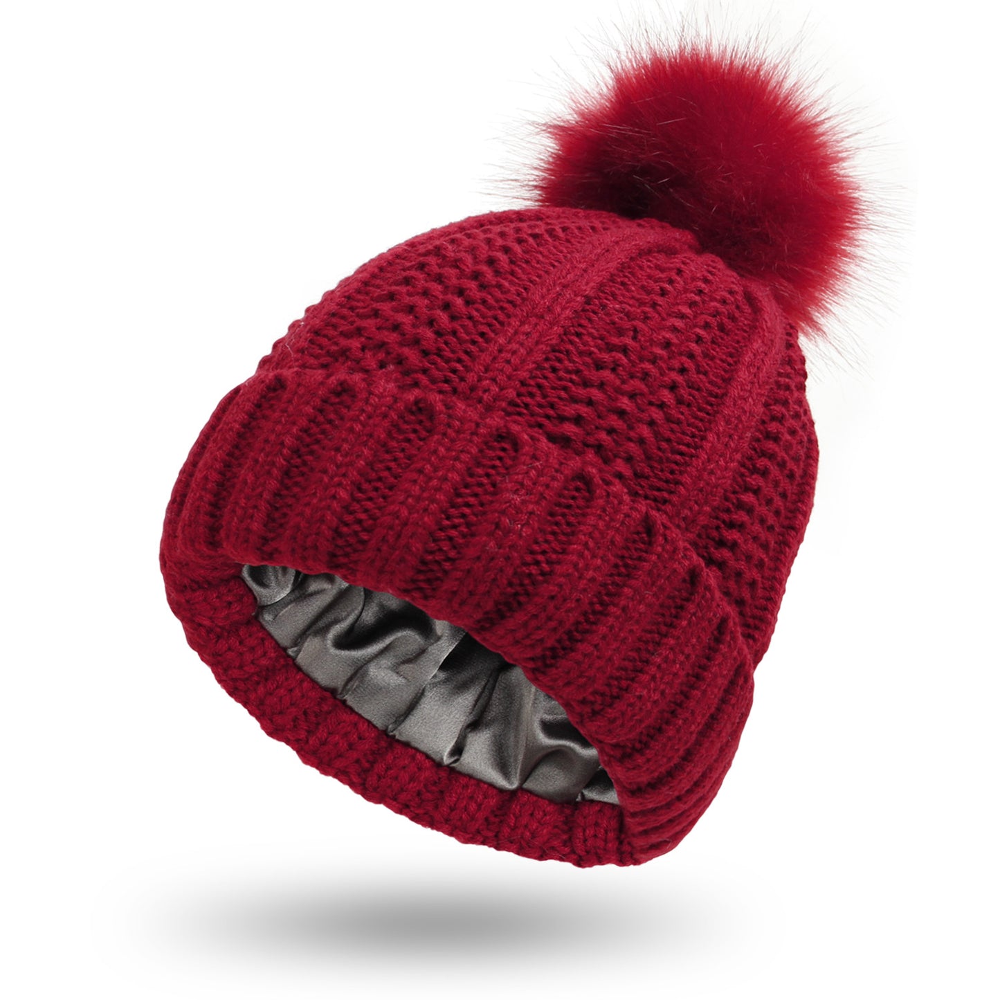 Fleece Knitted Beanie