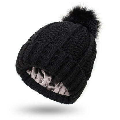 Fleece Knitted Beanie