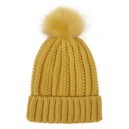 Fleece Knitted Beanie